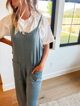 Load image into Gallery viewer, Huntington Beach Wide Leg Jumpsuit in Denim