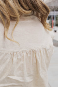 Idabel Cream Henley Top