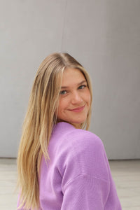 Hamilton Cardigan in Lavender