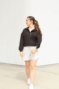 Opelika Lounge Shorts in Heather Grey