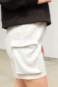 Opelika Lounge Shorts in Heather Grey