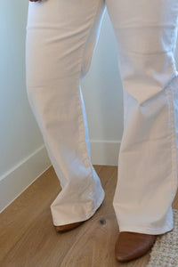 Midland White Wide Leg Jean