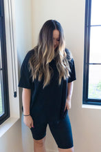 Load image into Gallery viewer, Berkley Ave Oversized Tee in Black