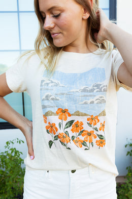 The Valley Tee Collection: Floral Graphic Tee