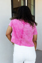 Load image into Gallery viewer, Swanzy Acid Wash Crop Top in Mocha