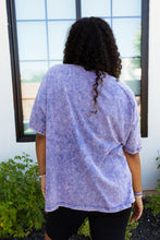 Load image into Gallery viewer, El Paso Acid Wash Tee in Blueberry