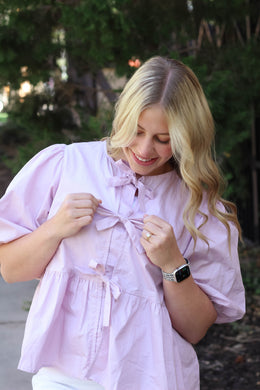 McKinney Bow Top in Lilac