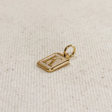 Load image into Gallery viewer, Paris Jewelry Collection: Textured Initial Charm PREORDER