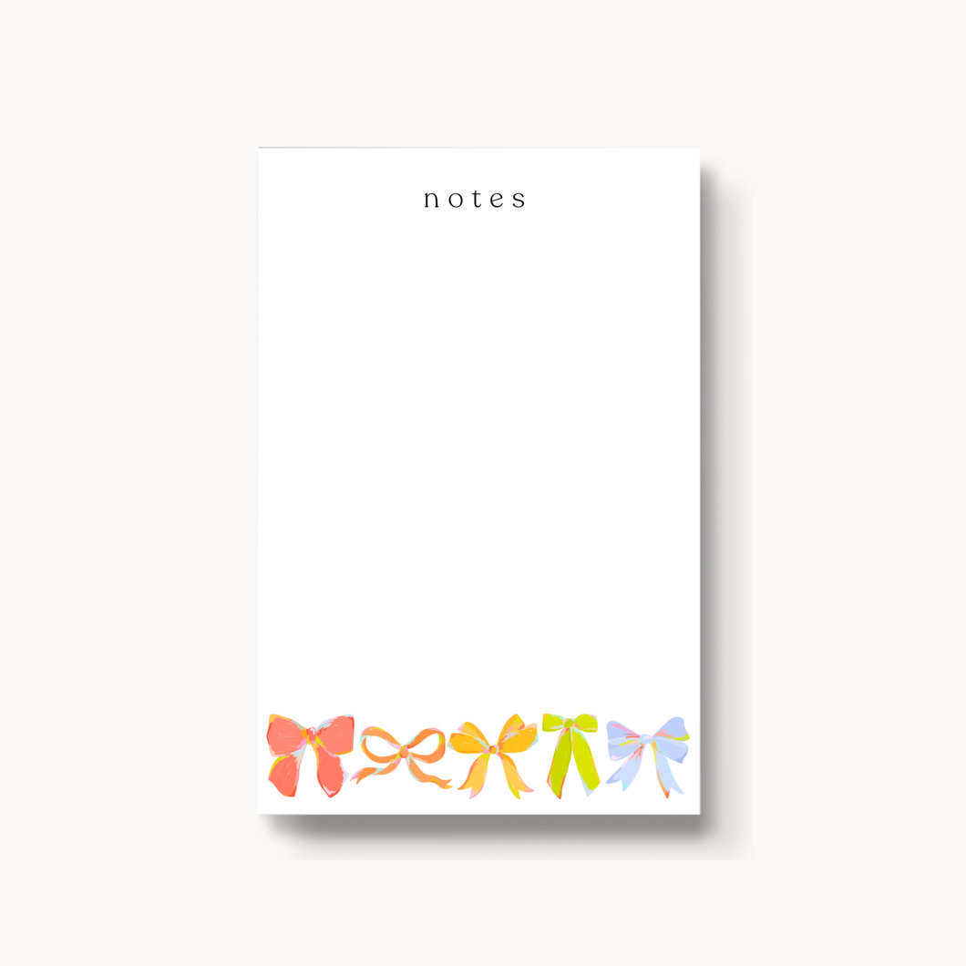 Durham Organization Collection: Rainbow Bows Notepad