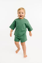 Load image into Gallery viewer, Kids Slouchy Set in Forest Green