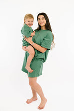 Load image into Gallery viewer, Kids Slouchy Set in Forest Green
