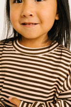 Load image into Gallery viewer, Kids Espresso Stripe Sweatsuit