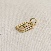 Load image into Gallery viewer, Paris Jewelry Collection: Textured Initial Charm PREORDER