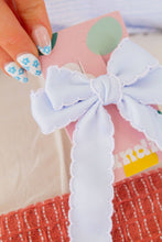 Load image into Gallery viewer, The Bow Collection: Scalloped Pastel Bow