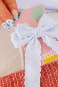 The Bow Collection: Scalloped Pastel Bow