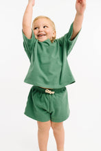 Load image into Gallery viewer, Kids Slouchy Set in Forest Green
