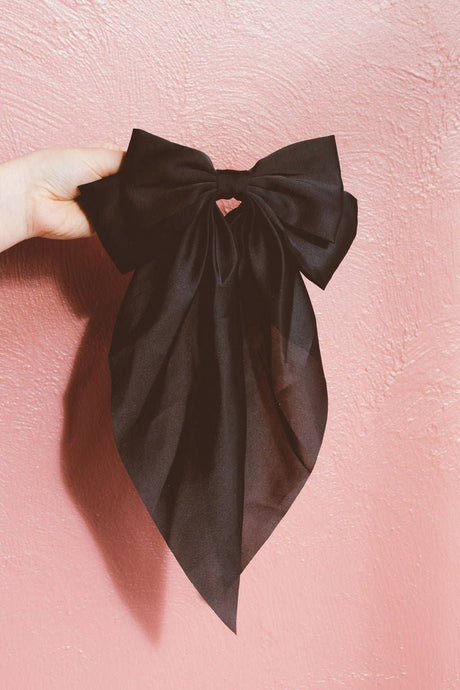 The Bow Collection: Black Bow Clip