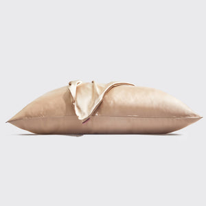 The Self Care Collection: Champagne Satin Pillowcase