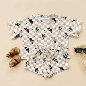 The Favorite + Fun Set in Checkered Bolts