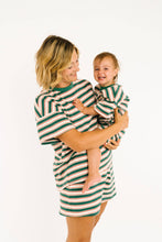 Load image into Gallery viewer, Kids Slouchy Set in Forest Stripe
