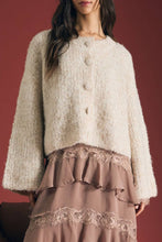 Load image into Gallery viewer, Madison Fuzzy Cardigan in Oatmeal