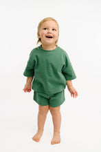 Load image into Gallery viewer, Kids Slouchy Set in Forest Green