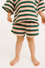 Load image into Gallery viewer, Kids Slouchy Set in Forest Stripe