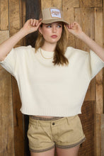 Load image into Gallery viewer, Montibello Drop Shoulder Sweater in Ivory