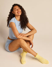 Load image into Gallery viewer, Ruffle Grip Pilates Sock in Pink Grapefruit