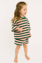 Load image into Gallery viewer, Kids Slouchy Set in Forest Stripe