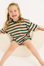 Load image into Gallery viewer, Kids Slouchy Set in Forest Stripe