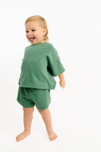 Load image into Gallery viewer, Kids Slouchy Set in Forest Green