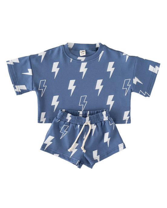 The Favorite + Fun Set in Blue Bolts
