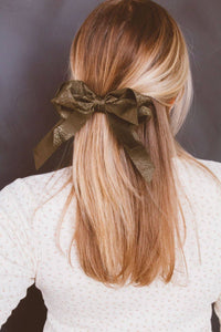 The Bow Collection: Shimmer Bow Clip in Two Colors