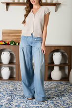 Load image into Gallery viewer, Villa Park Favorite Cardigan Top in Beige