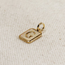 Load image into Gallery viewer, Paris Jewelry Collection: Textured Initial Charm PREORDER