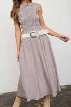 Load image into Gallery viewer, Chelsea Gingham Sleeveless Midi Dress