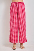 Load image into Gallery viewer, Midtown Pink Gingham Pants