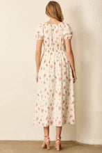 Load image into Gallery viewer, Eagan Smocked Waistline Floral Dress
