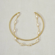 Load image into Gallery viewer, Paris Jewelry Collection: Gold + Pearl Cuff