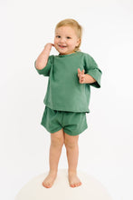 Load image into Gallery viewer, Kids Slouchy Set in Forest Green