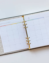 Load image into Gallery viewer, Durham Organization Collection: Undated Planner in Rainbow Check