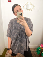 Load image into Gallery viewer, El Paso Acid Wash Tee in Blackberry