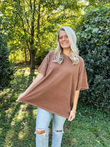 Calimesa Oversized Tee in Lavender