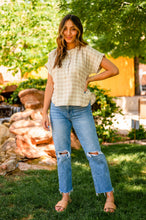 Load image into Gallery viewer, Camden Checkered Neutral Top