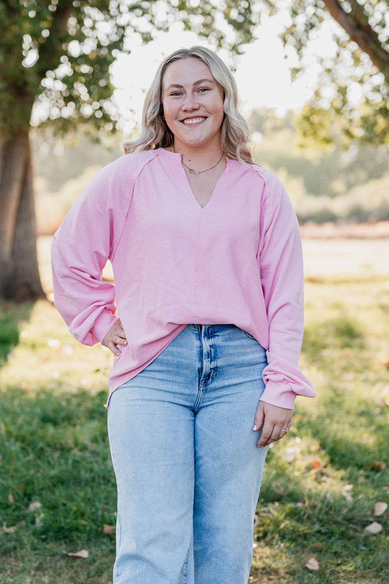 Lyons Court Pink Top