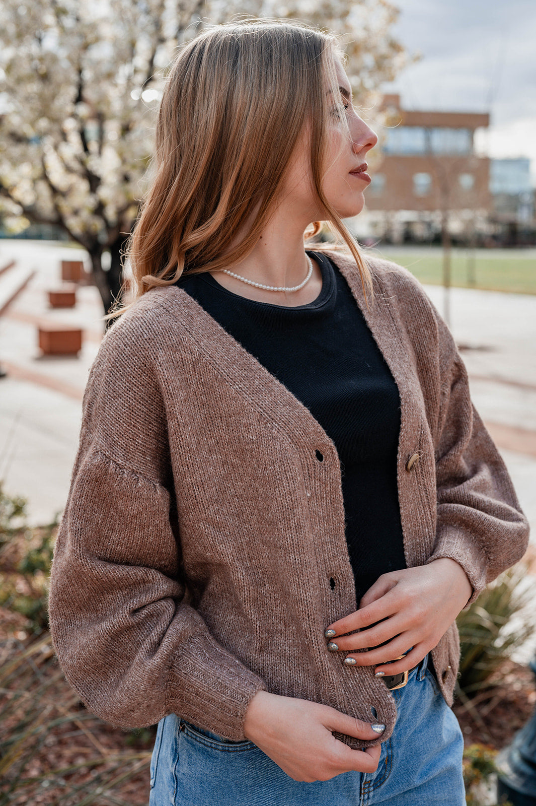 Armagh Cocoa Cardigan – The Village Collective