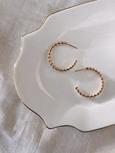 Load image into Gallery viewer, Paris Jewelry Collection: Twist Midi Hoops