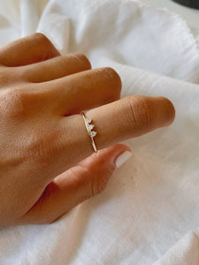 Paris Jewelry Collection: Dainty Trio Ring