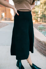 Load image into Gallery viewer, Birmingham Black Ribbed Skirt